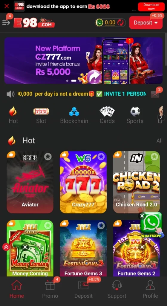 E98 Game Apksall.com.pk